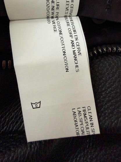 Rick Owens Black Naska Leather Jacket
