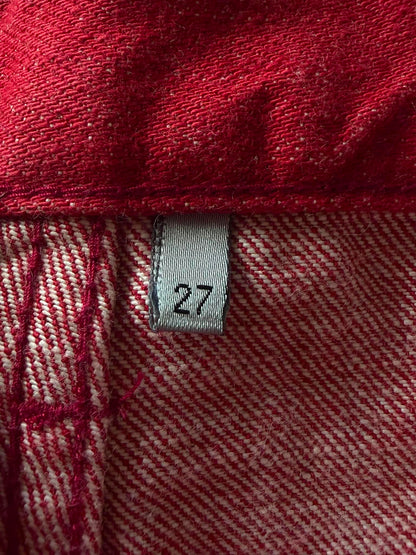 Dior Homme by Hedi Slimane 2005 Red Jeans