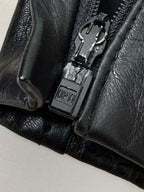1997-1998 Gucci by Tom Ford Black Leather Tube & Pants Set