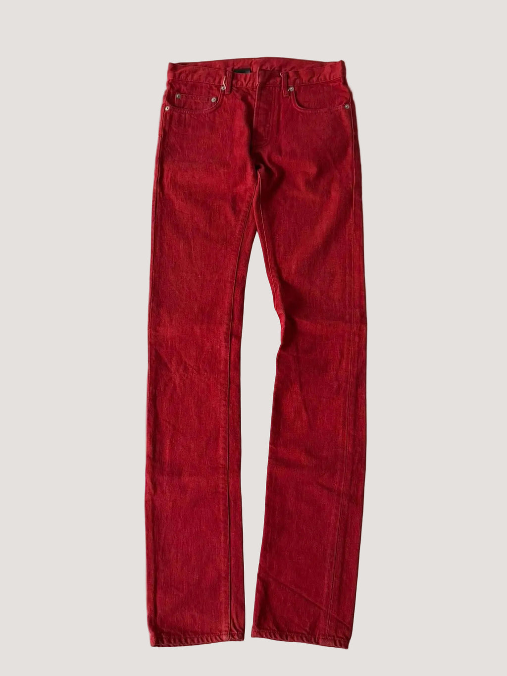 Dior Homme by Hedi Slimane 2005 Red Jeans