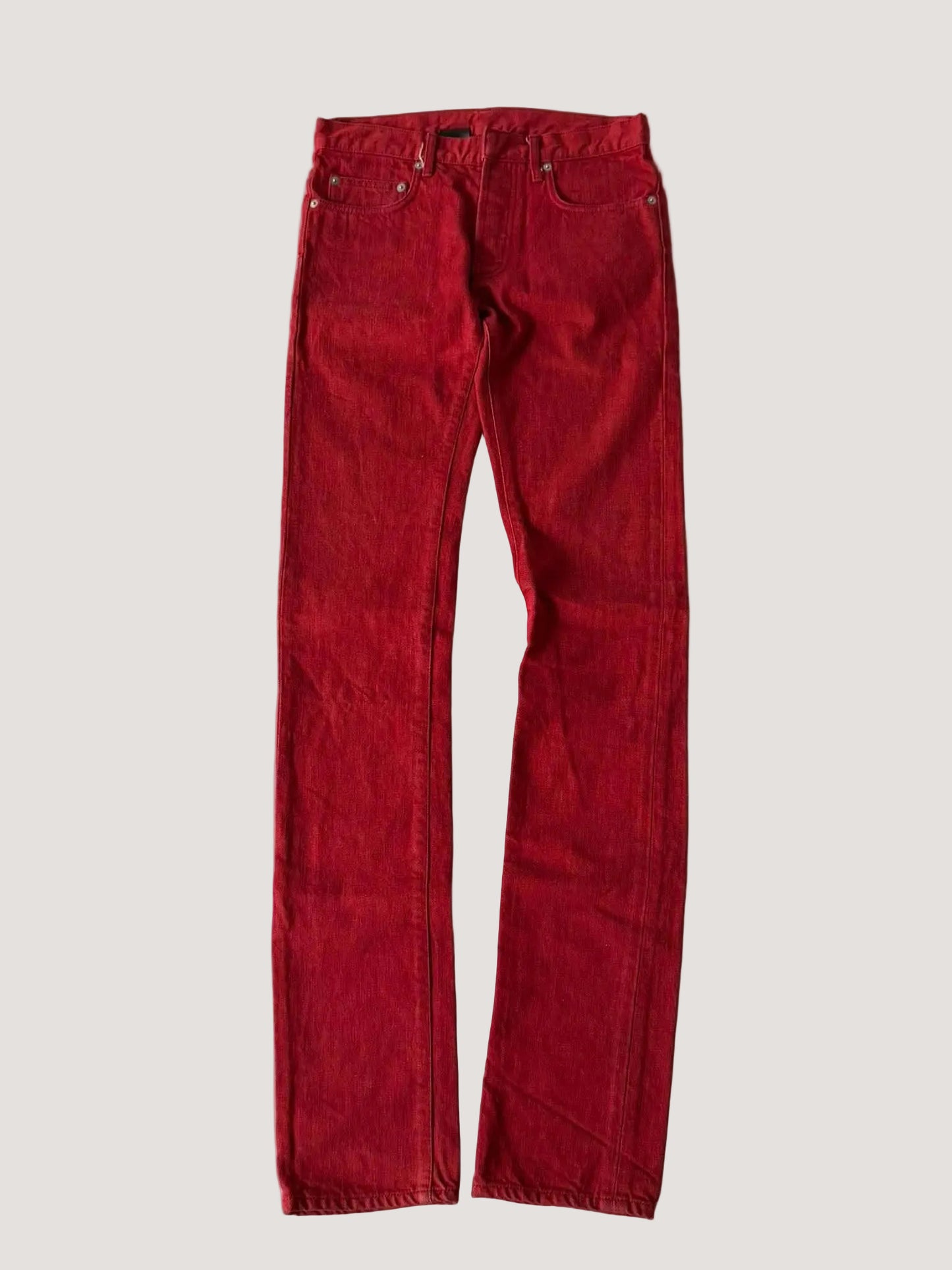 Dior Homme by Hedi Slimane 2005 Red Jeans
