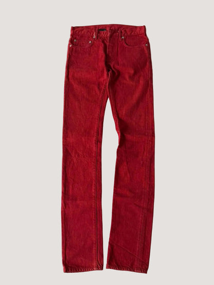 Dior Homme by Hedi Slimane 2005 Red Jeans