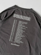 Balenciaga Grey "Speedhunters" Oversized Long-Sleeve T-Shirt