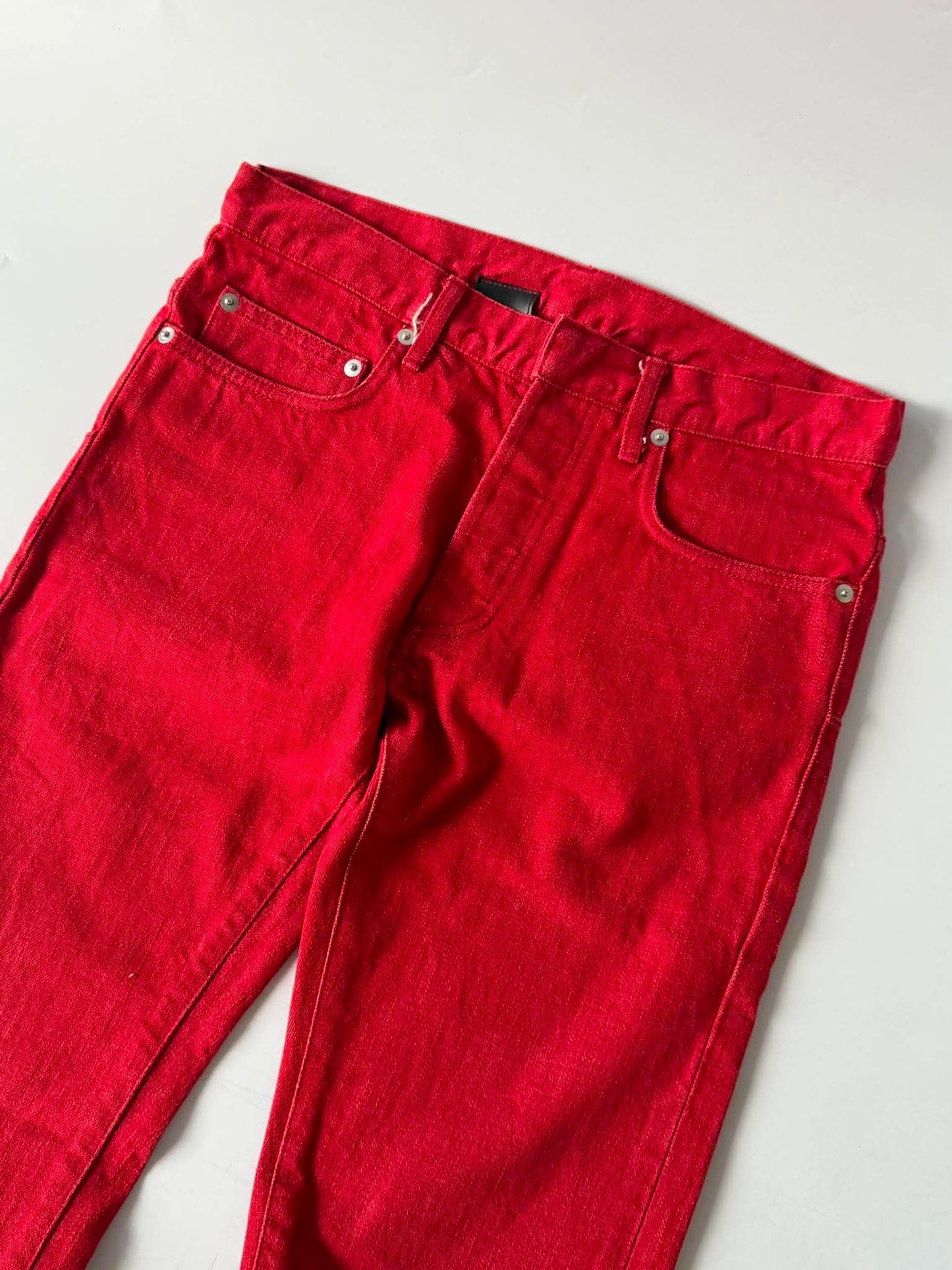 Dior Homme by Hedi Slimane 2005 Red Jeans