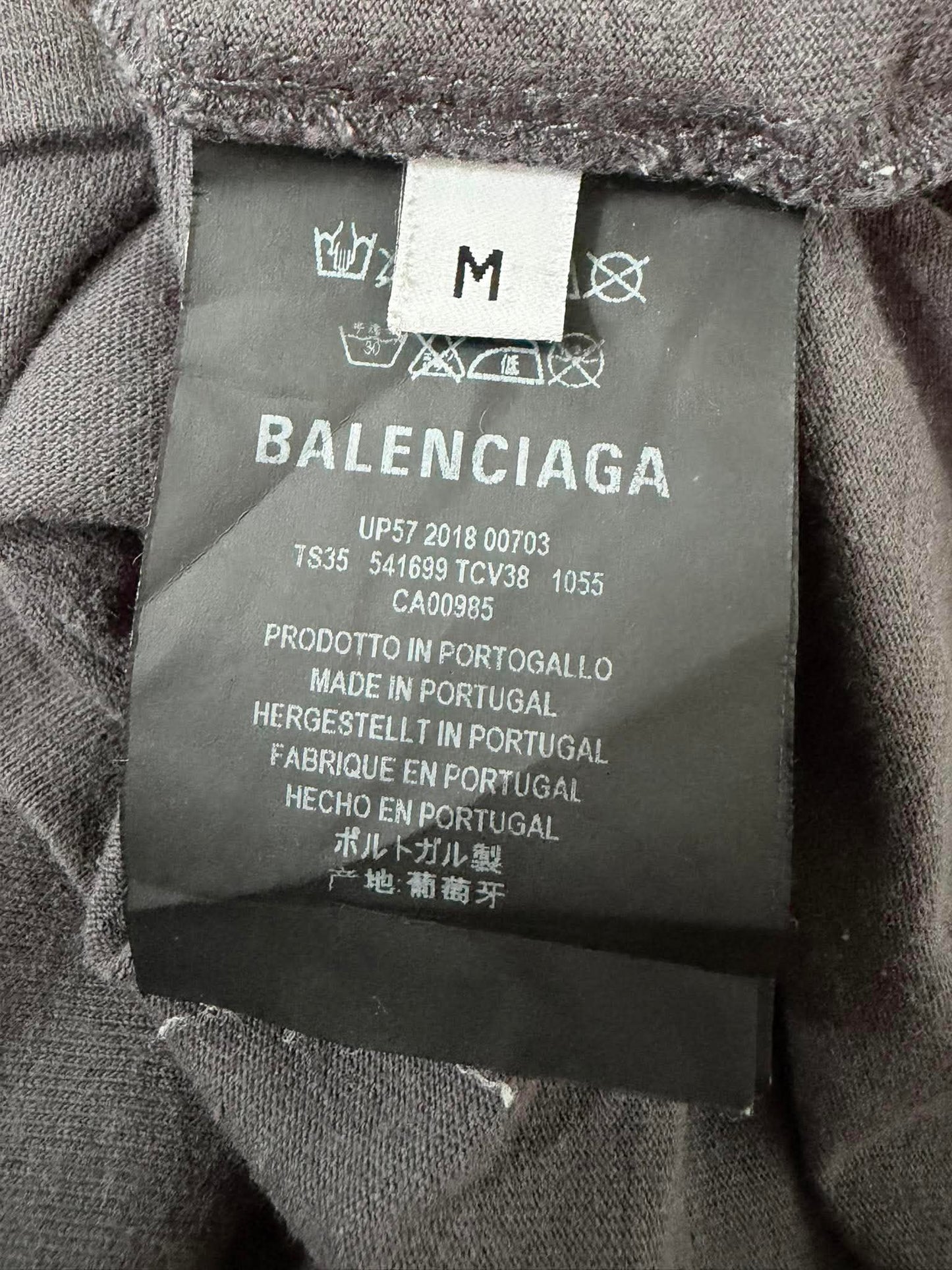 Balenciaga Grey "Speedhunters" Oversized Long-Sleeve T-Shirt