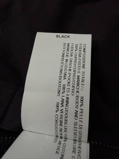 Rick Owens Black Naska Leather Jacket