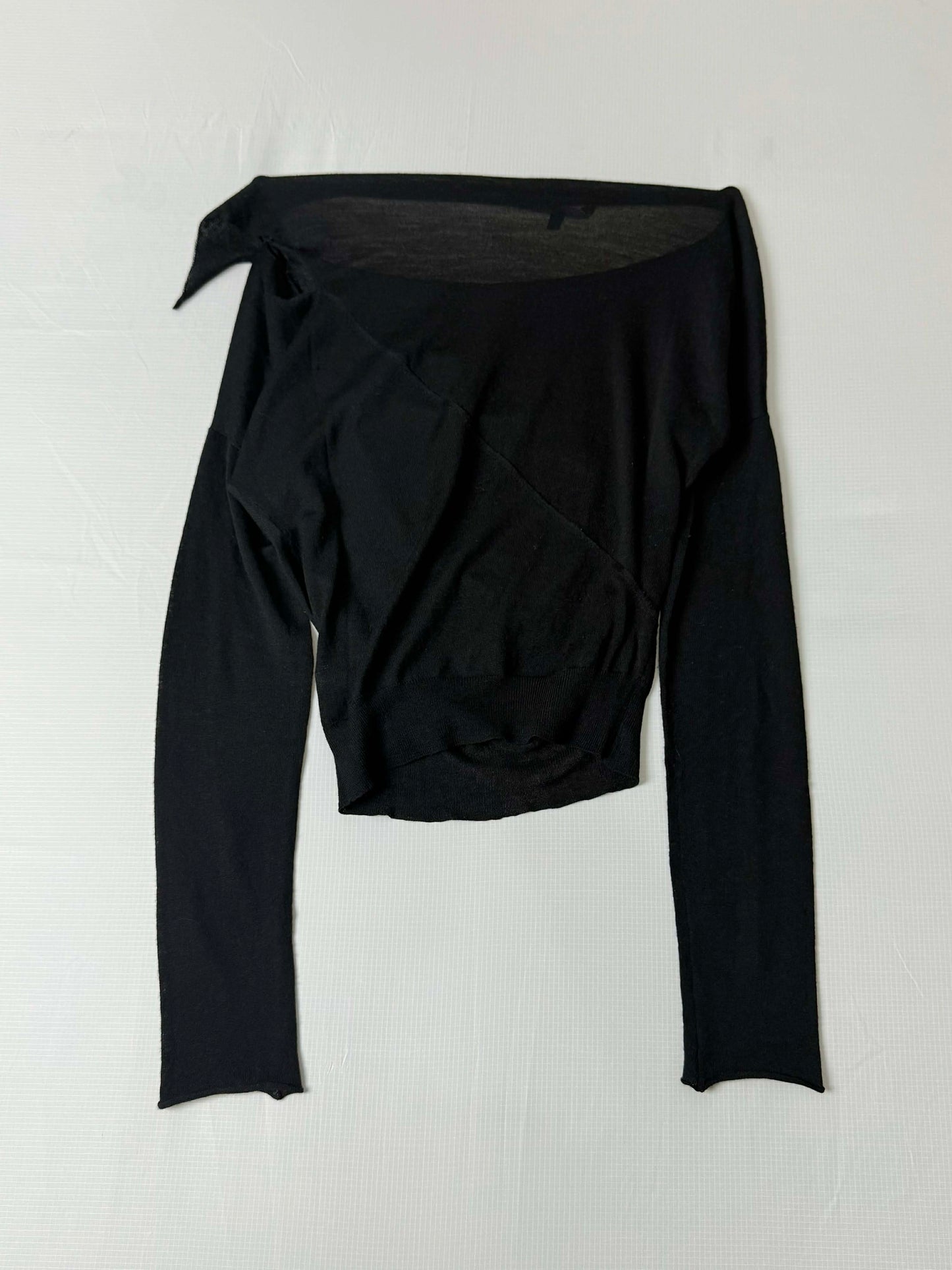 2000’s Gucci by Tom Ford Shoulder Drop Mesh Long-Sleeve