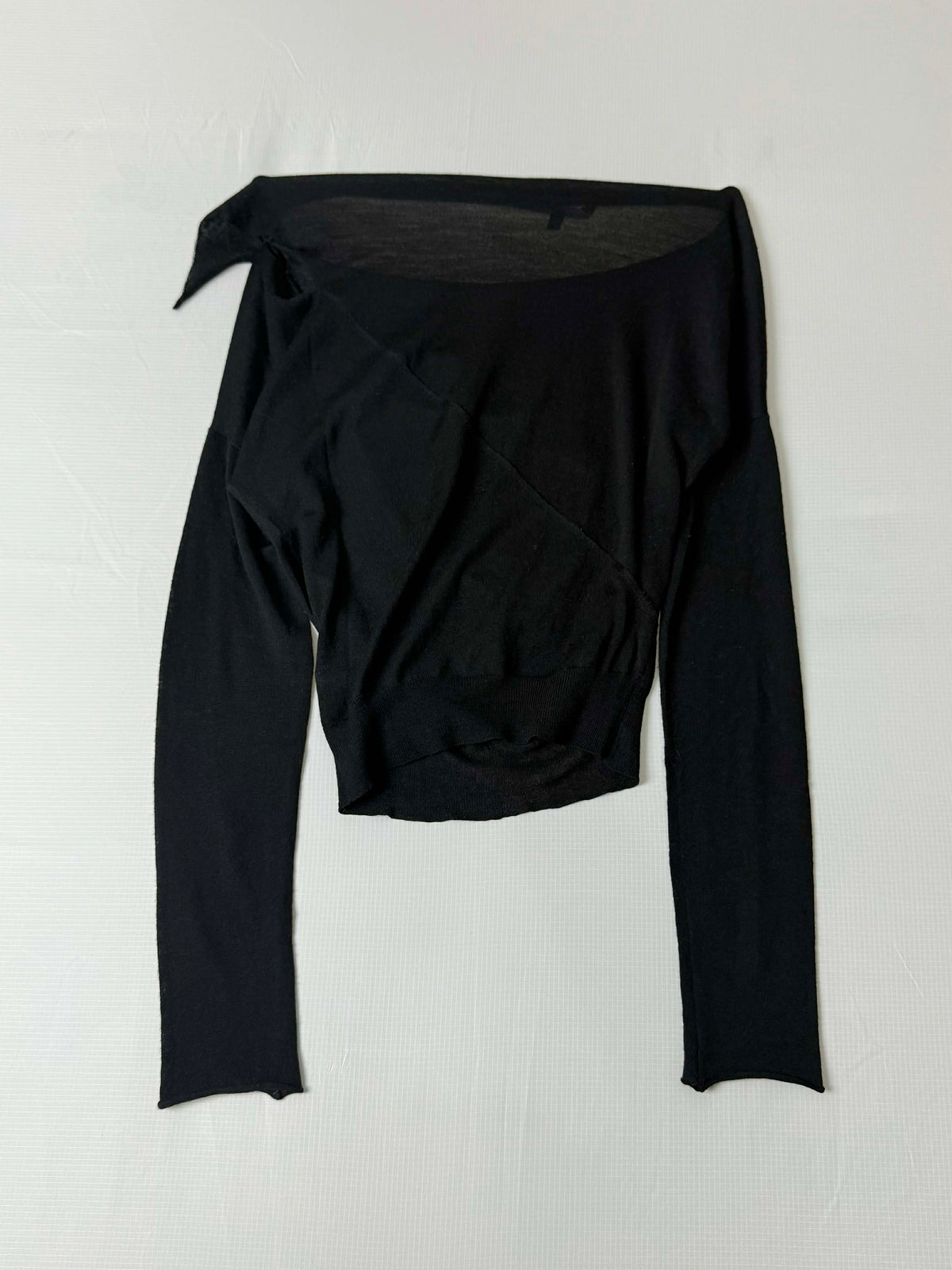 2000’s Gucci by Tom Ford Shoulder Drop Mesh Long-Sleeve