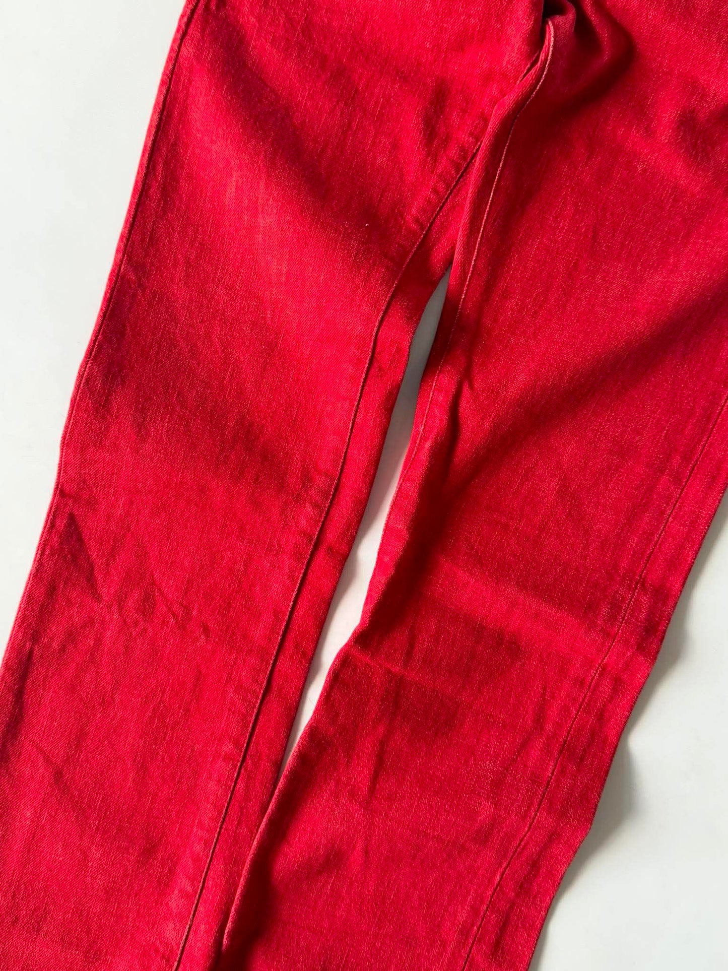 Dior Homme by Hedi Slimane 2005 Red Jeans