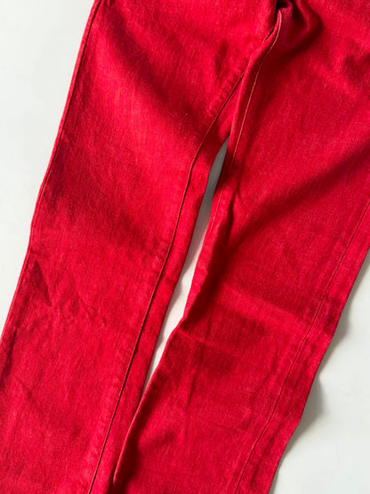 Dior Homme by Hedi Slimane 2005 Red Jeans