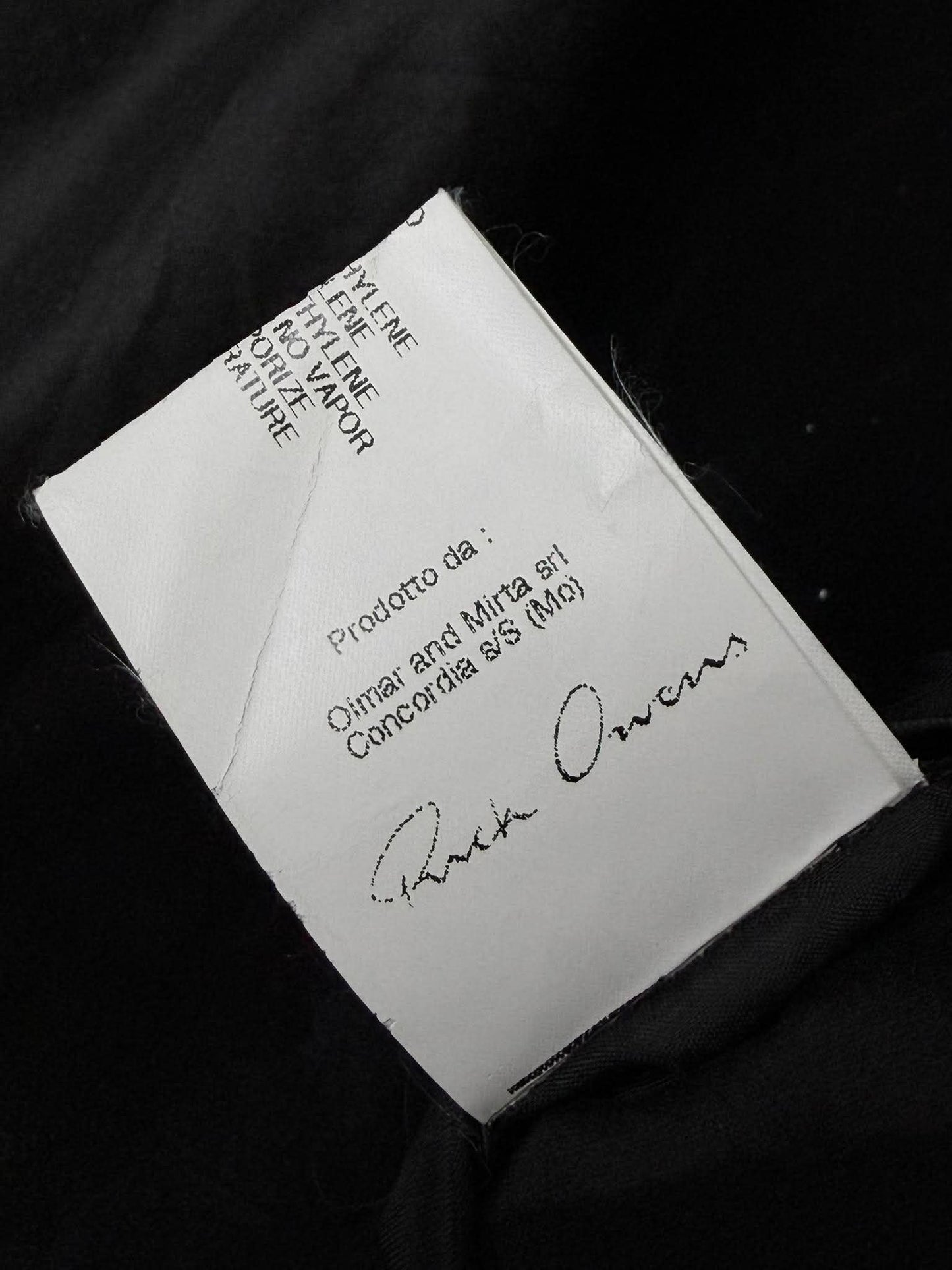 Rick Owens Temple Cropped Asymmetric Jacket
