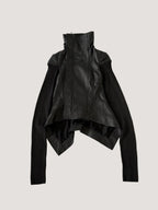Rick Owens Black Naska Leather Jacket