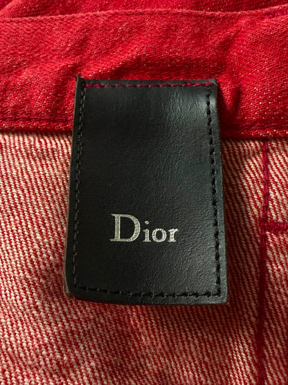 Dior Homme by Hedi Slimane 2005 Red Jeans