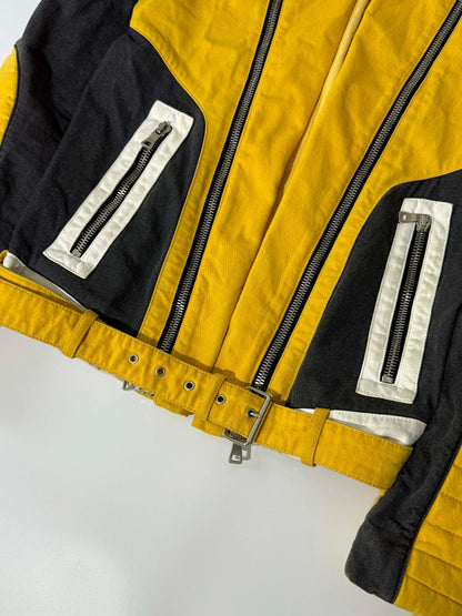 Balmain Tri-Color Biker Jacket