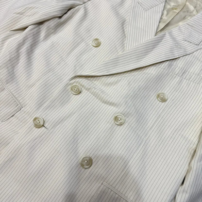 Celine by Hedi Slimane SS20 Pinstripe Double Breasted Blazer
