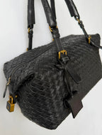 Bottega Veneta Intrecciato Woven Montaigne Satchel Bag