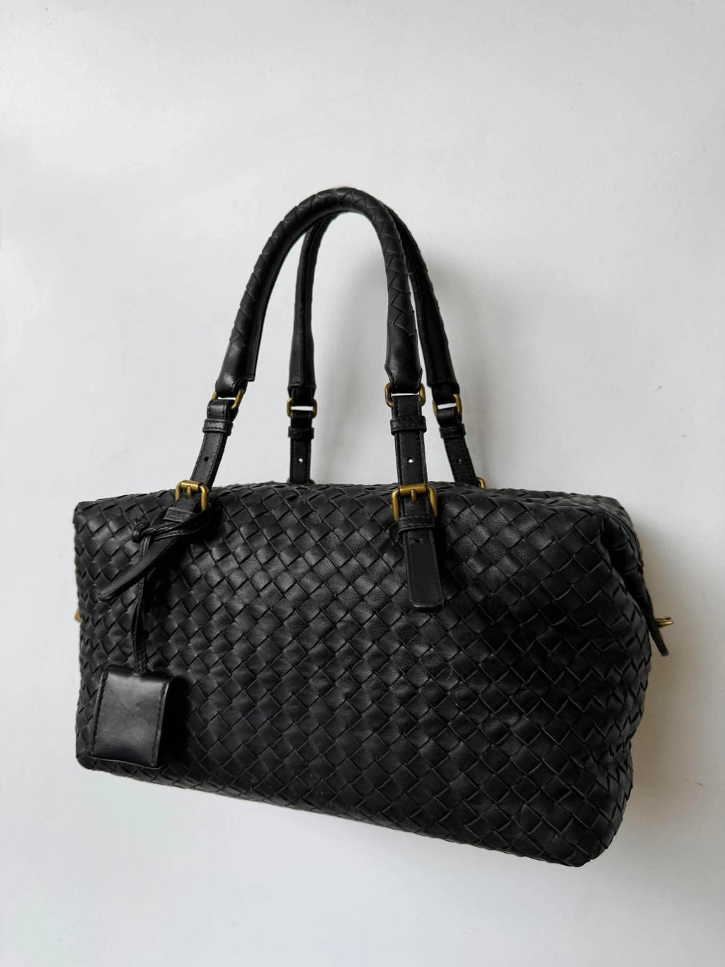 Bottega Veneta Intrecciato Woven Montaigne Satchel Bag