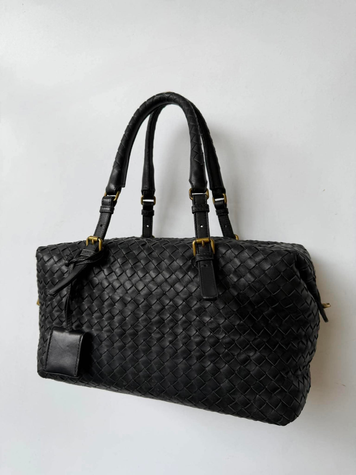 Bottega Veneta Intrecciato Woven Montaigne Satchel Bag