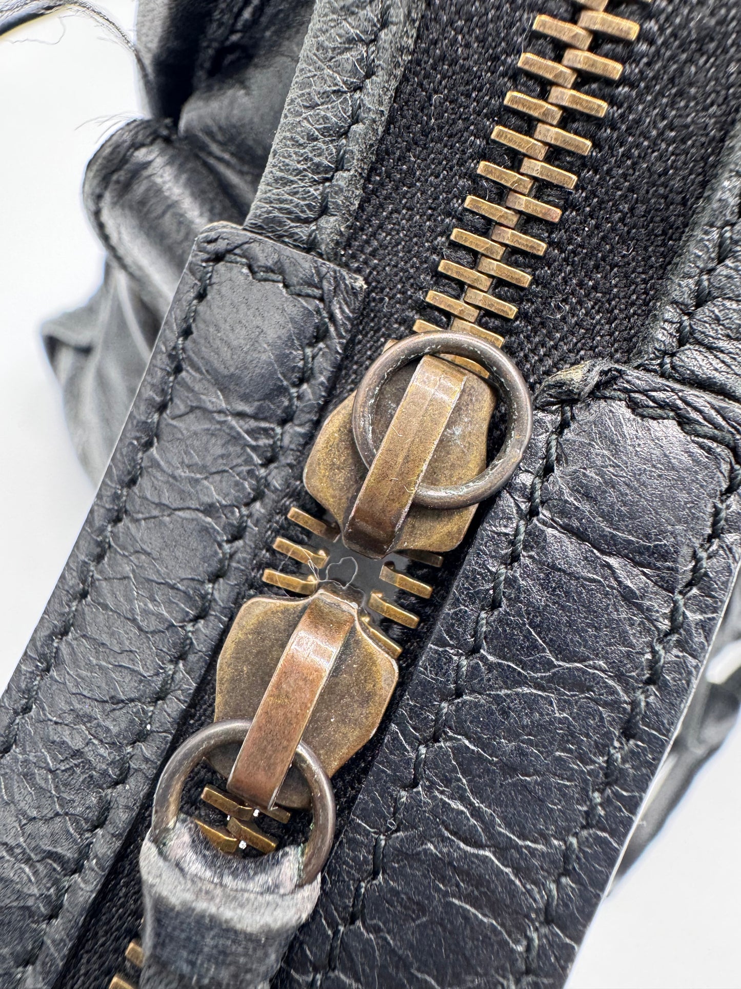 Balenciaga Lambskin Motorcycle City Bag