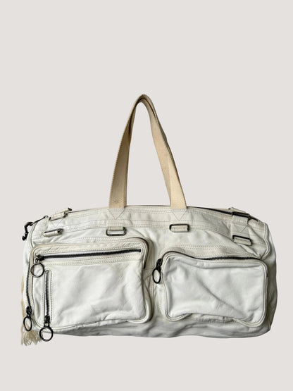 Dior Homme by Hedi Slimane AW06 White Deville Duffle Bag