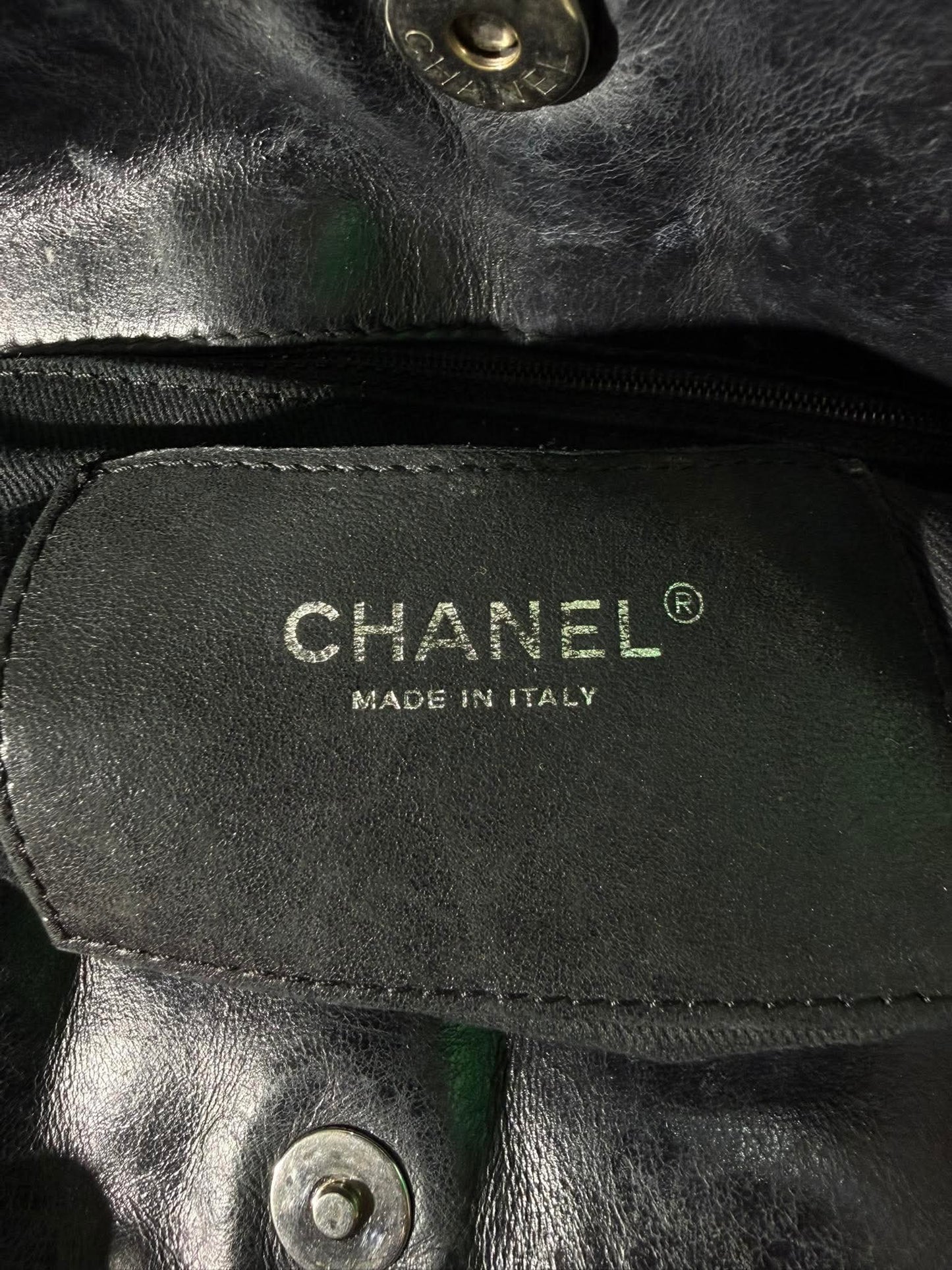 Chanel Iridescent Just Mademoiselle Bowling Bag