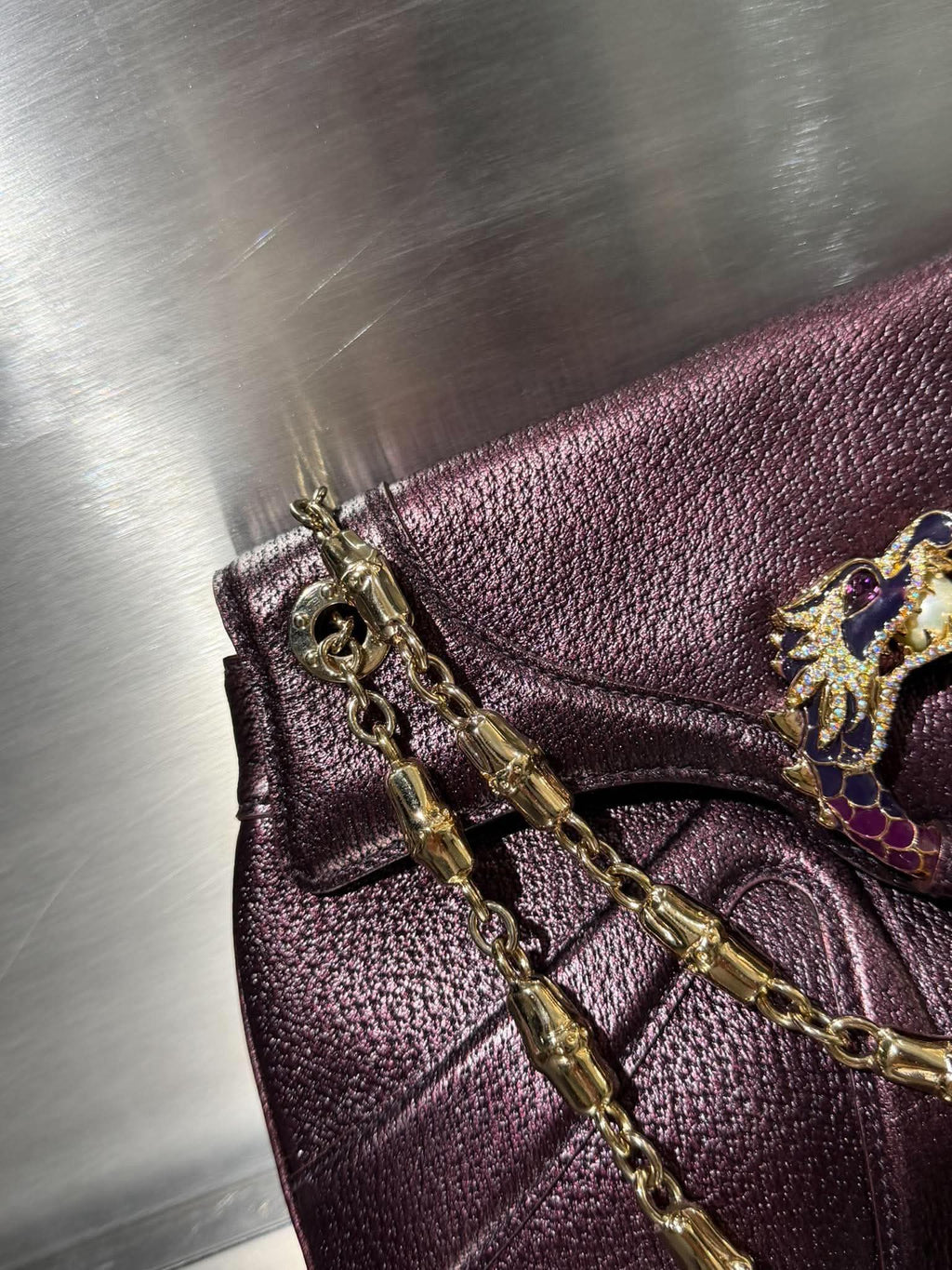 Gucci by Tom Ford F/W 2004 Jeweled Dragon Shoulder Bag