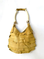 Yves Saint Laurent St. Tropez Mombasa Ruffled Bag
