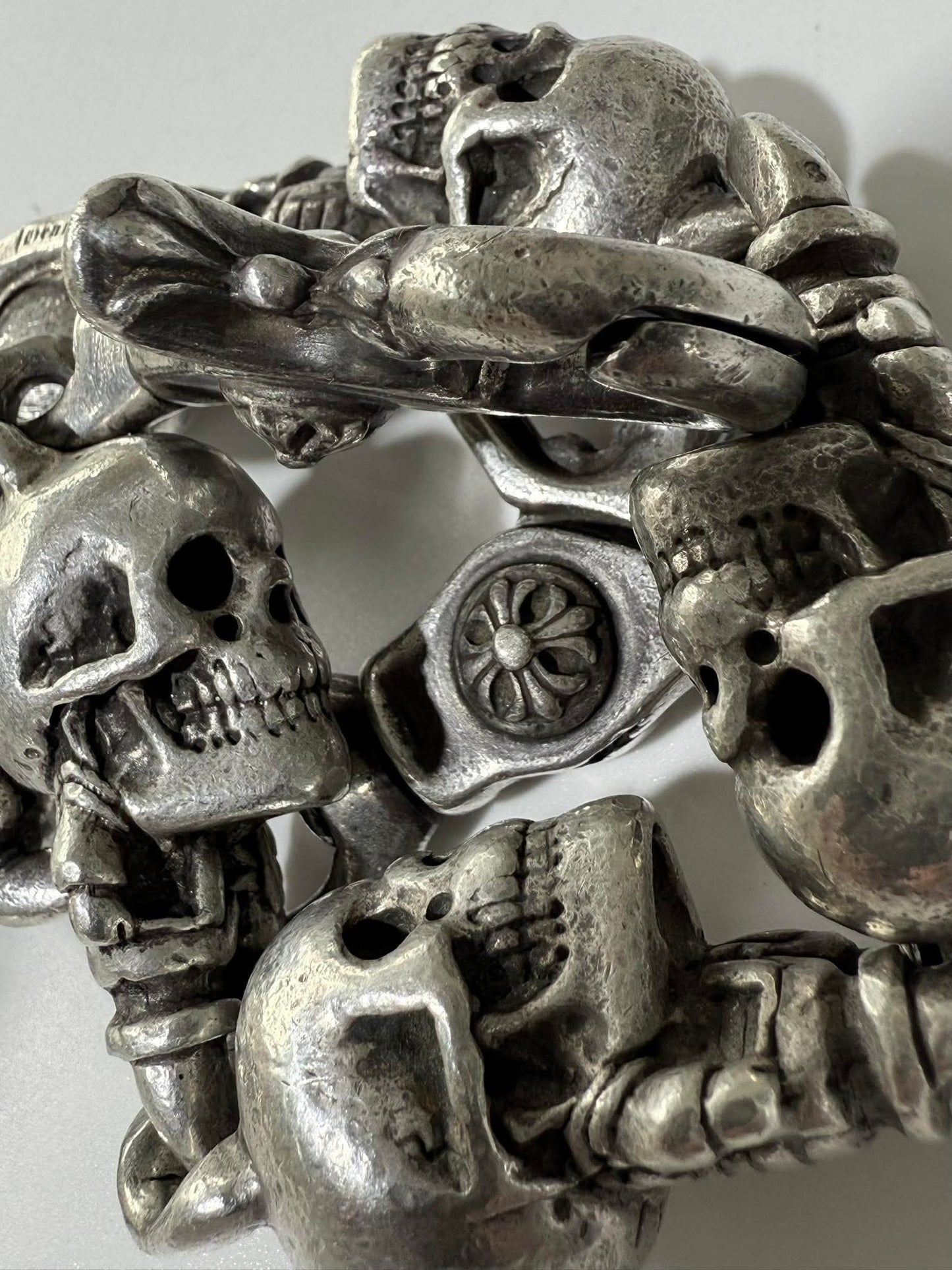 Chrome Hearts Delphino Foti Skull Wallet Chain