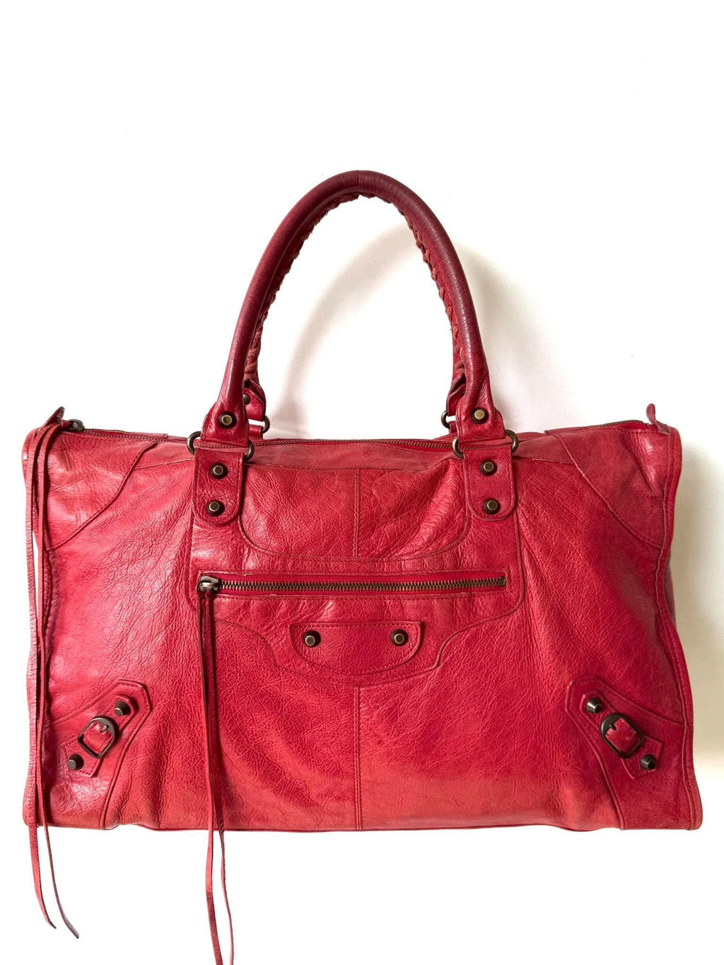 2000’s Balenciaga Red Work Bag