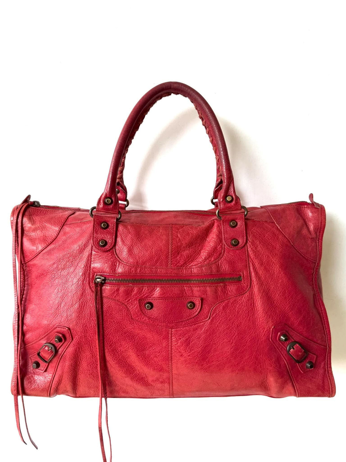 2000’s Balenciaga Red Work Bag