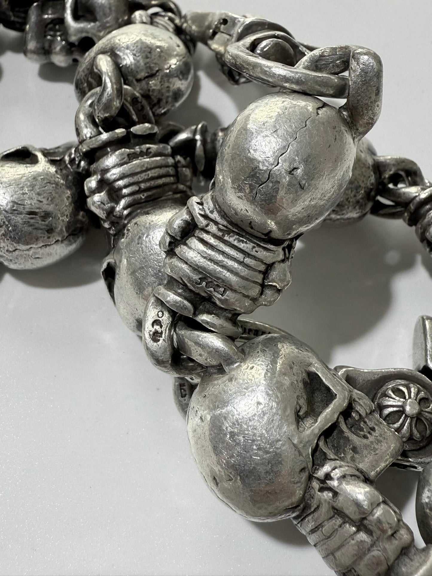 Chrome Hearts Delphino Foti Skull Wallet Chain
