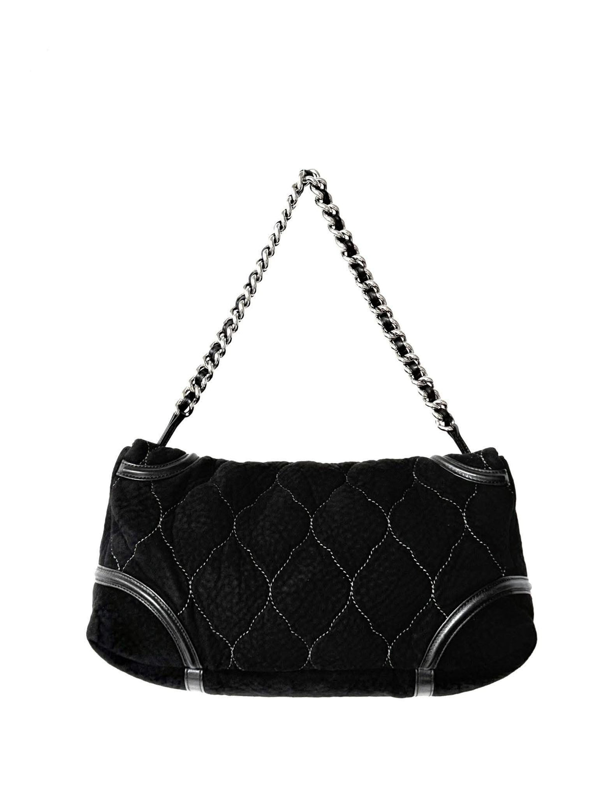 Chanel 2008-2009 Suede Rodeo Drive Flap Bag
