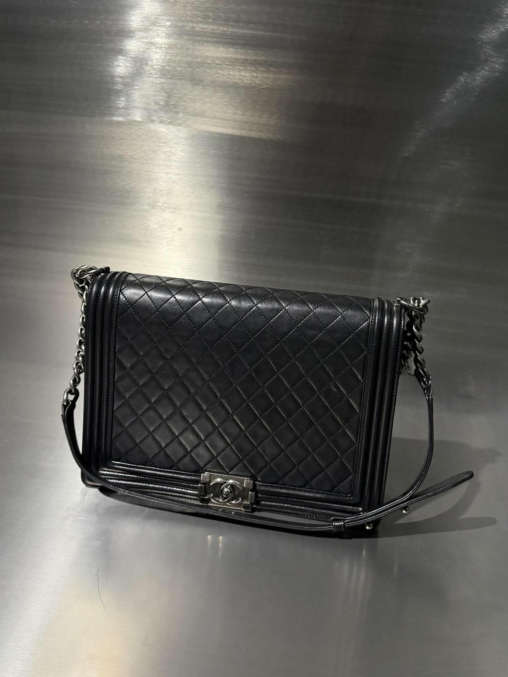 Chanel by Karl Lagerfeld Black Boy Bag