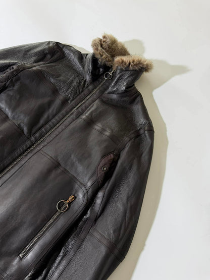 2000’s Prada Reversible Rabbit Fur Leather Jacket