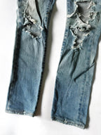 Saint Laurent Paris D02 Crashed Jeans