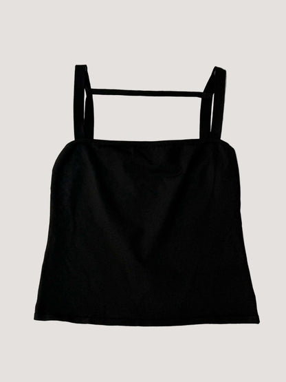 S/S 1998 Gucci by Tom Ford Black Bodycon Stretch Strap Top