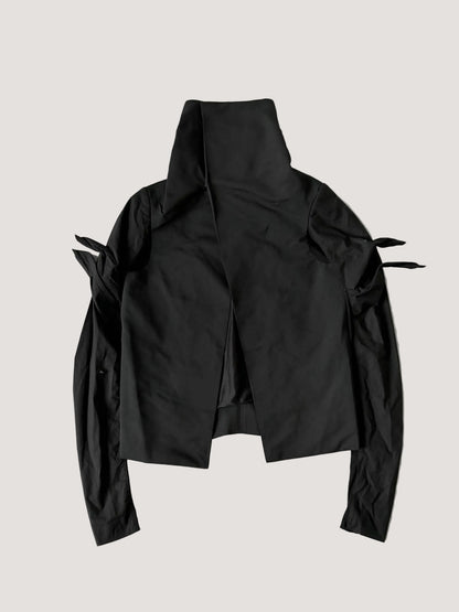 Rick Owens Temple Cropped Asymmetric Jacket