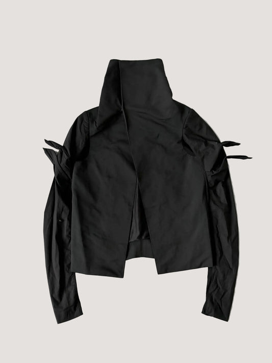 Rick Owens Temple Cropped Asymmetric Jacket