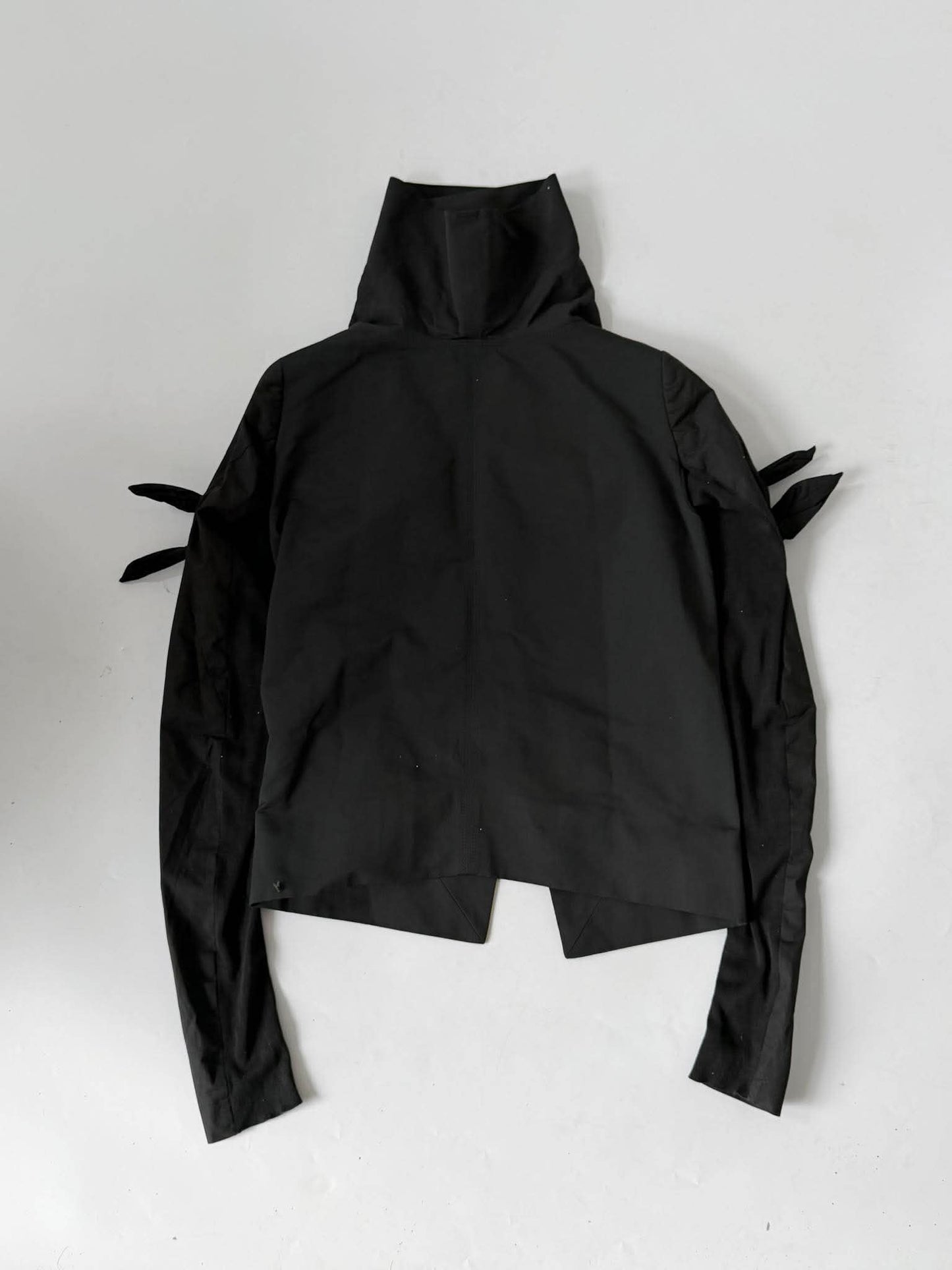 Rick Owens Temple Cropped Asymmetric Jacket
