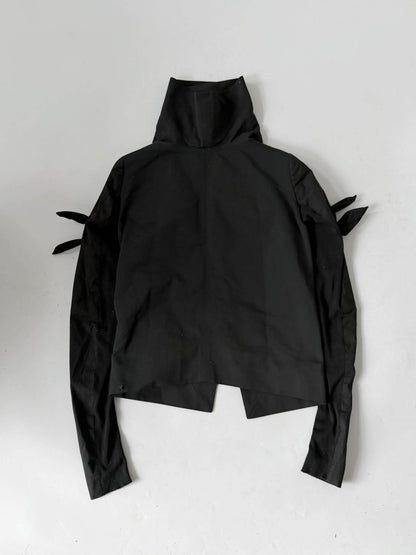 Rick Owens Temple Cropped Asymmetric Jacket