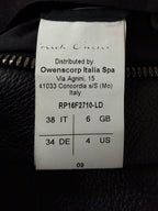 Rick Owens Black Naska Leather Jacket