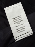 Rick Owens Lambskin Leather Asymmetric Biker Jacket