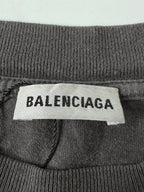 Balenciaga Grey "Speedhunters" Oversized Long-Sleeve T-Shirt