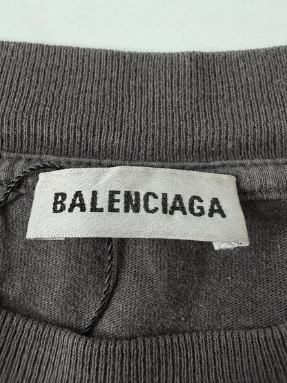 Balenciaga Grey "Speedhunters" Oversized Long-Sleeve T-Shirt