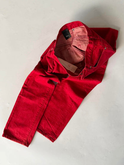 Dior Homme by Hedi Slimane 2005 Red Jeans