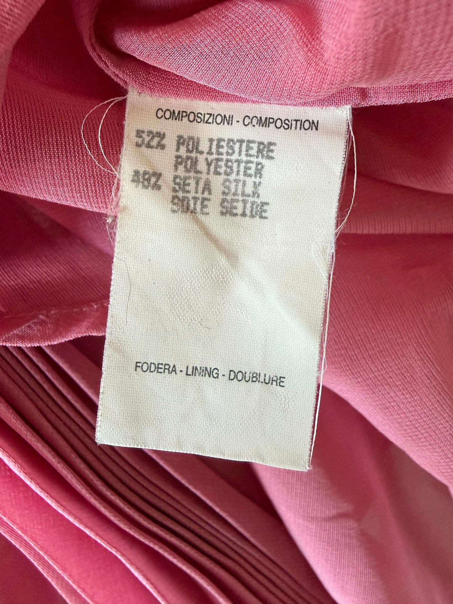 Gucci by Tom Ford SS2000 Pink Ruffled Long Sleeve