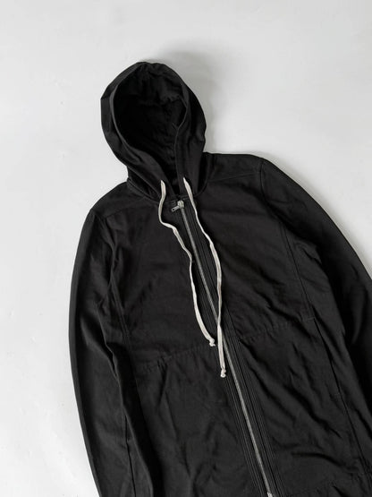 Rick Owens Black Mid-Length Wizard Hoodie