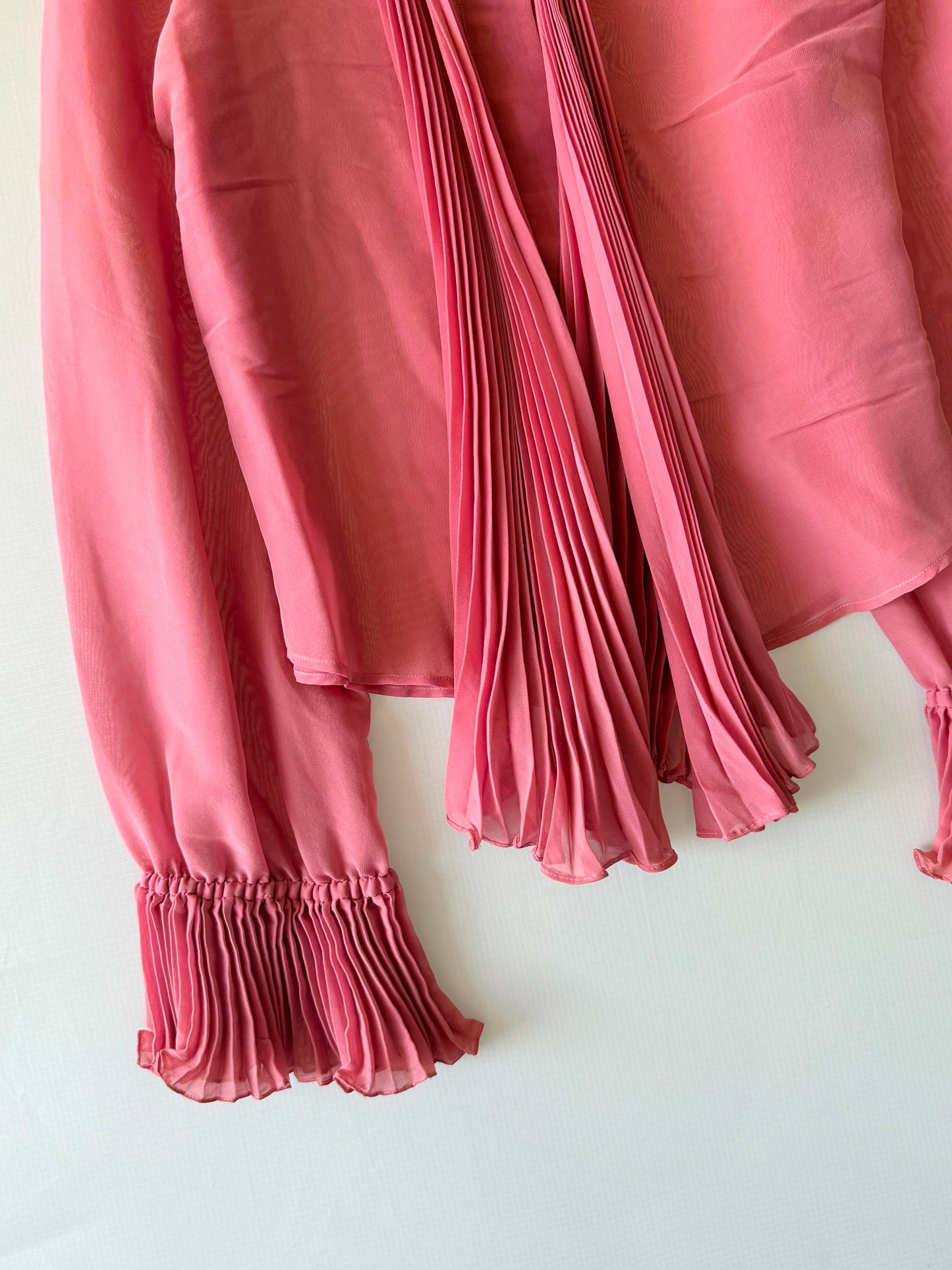 Gucci by Tom Ford SS2000 Pink Ruffled Long Sleeve