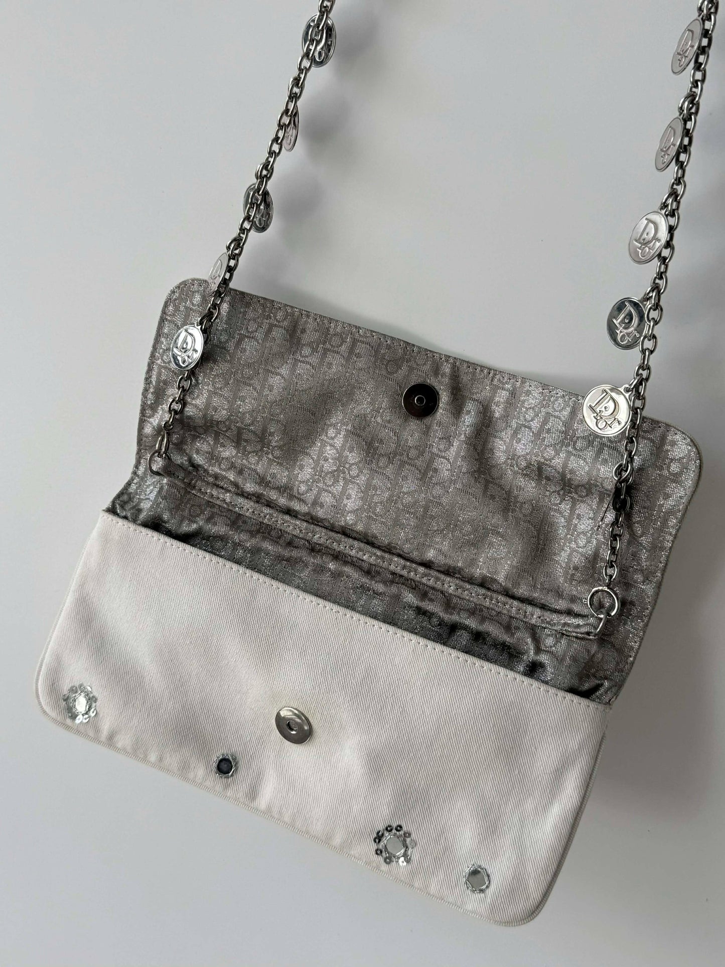 Christian Dior Galliano Coin Street Chic Wallet on Chain