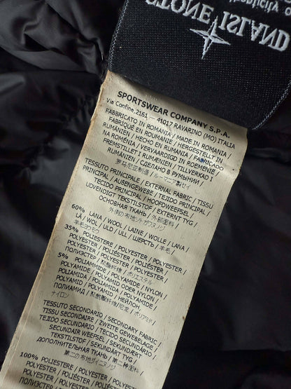 Stone Island Mustard Wool Blend Ice Jacket